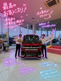 スペーシア展示中！！ぜひご体感ください！
